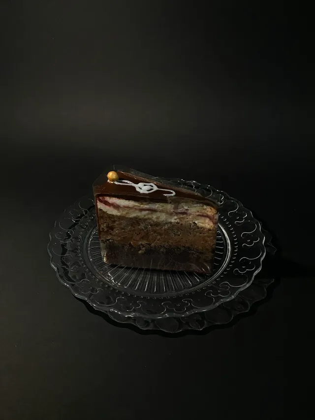 Málnás Cirfándlis Csokoládé tortaszelet
